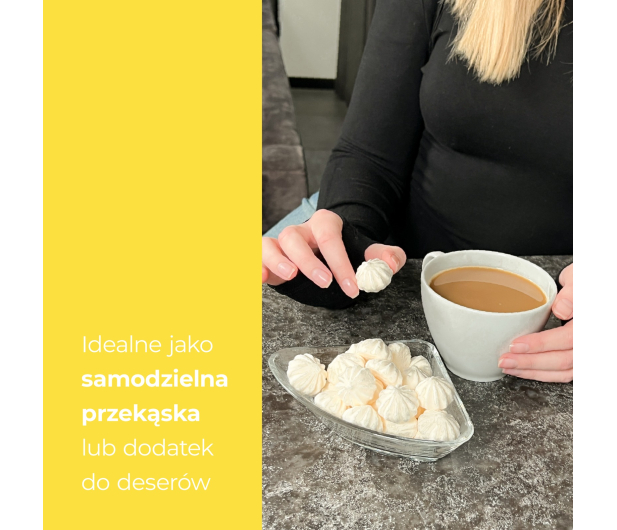 LOCCO 48 kcal Niskokaloryczne bezy proteinowe Cytrynowe - 1503765 - zdjęcie 4